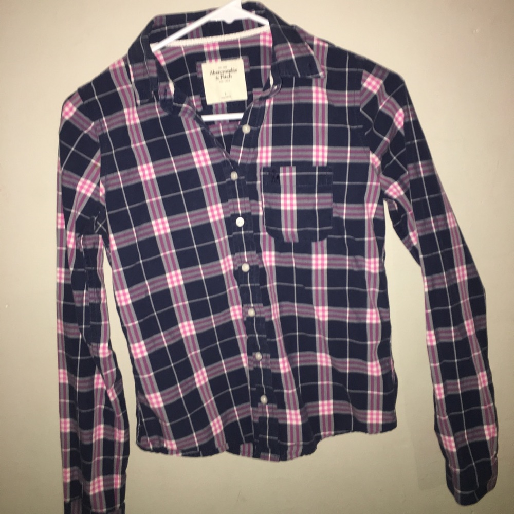 Abercrombie and Fitch , button down long sleeve
